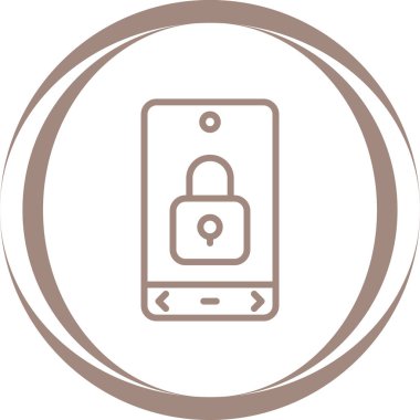 Vektör Mobil simge illüstrasyonu