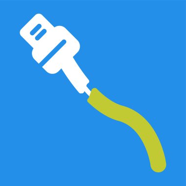 tornavida ikonu vektör çizimi.