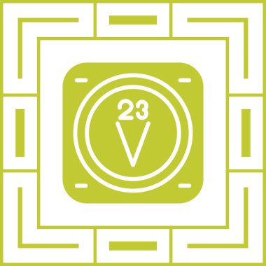 Modern bir simgenin vektör illüstrasyonu