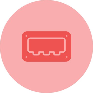 Vektör illüstrasyonu, simge arkaplanı