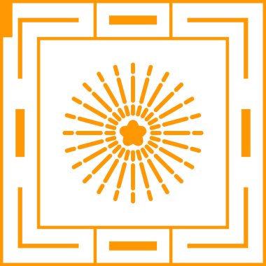 Çiçek arkaplanının vektör çizimi