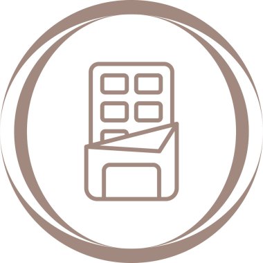 Bina. Web simgesi basit illüstrasyon