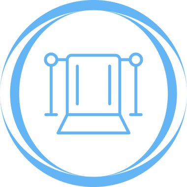 Modern simgenin vektör illüstrasyonu