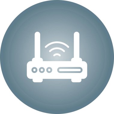 wifi router simgesi web basit illüstrasyonuName