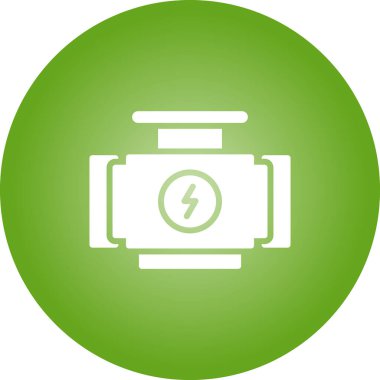 Pil simgesinin vektör illüstrasyonu