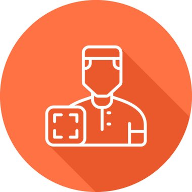 doktor vektör simgesi çizimi soyut tasarım