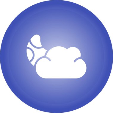 Bulut simgesi, vektör çizimi. dizayn