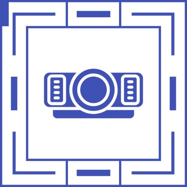 kamera simgesi vektör illüstrasyonu