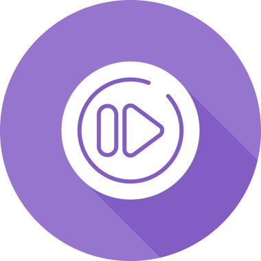 müzik çalar simgesi, vektör illüstrasyonu