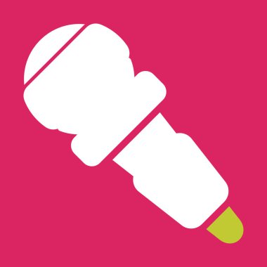 microphone icon web simple illustration