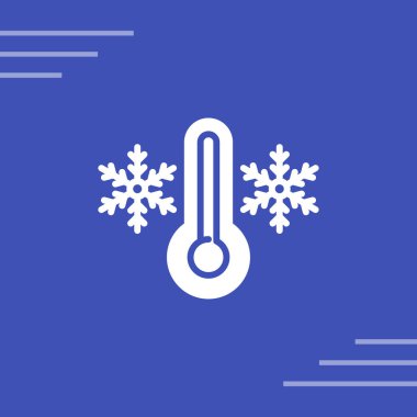 Kar Tanesi simgesi, Kış vektör illüstrasyonu