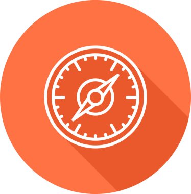 pusula simgesi modadan izole edilmiş arkaplan