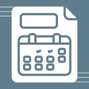 hesap makinesi simgesi, vektör illüstrasyonu