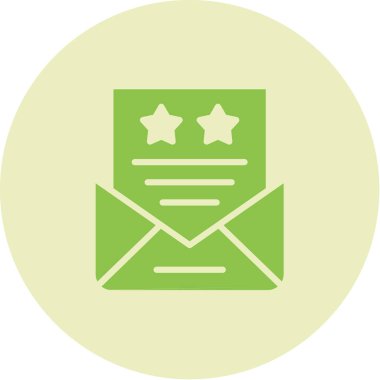 Reyting. Web simgesi basit illüstrasyon