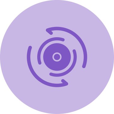 CD mi? Web simgesi basit illüstrasyon