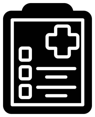 tıbbi ve sağlık çizgisi vektör simgesi.