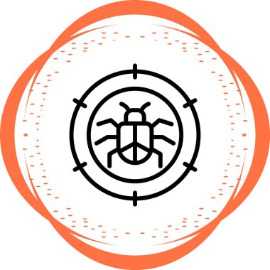 Bir cankurtaran simgesinin vektör illüstrasyonu