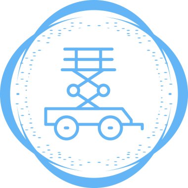 - Araba. Web simgesi basit illüstrasyon