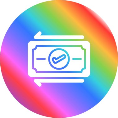 Moda eğilimli gradyan tarzında izole edilmiş bir kredi kartı simgesi