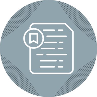 Dosya simgesinin vektör illüstrasyonu