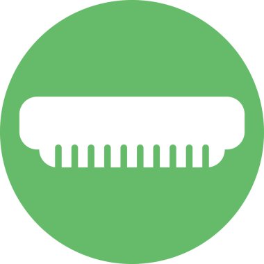 Fırça simgesi vektör illüstrasyonu