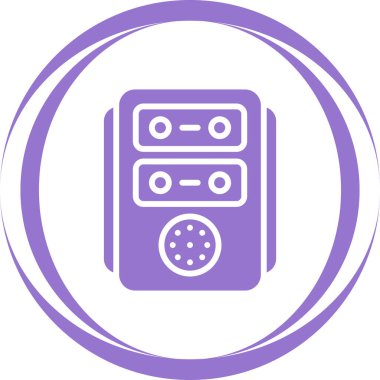 Eşsiz radyo, radyo vektör simgesi