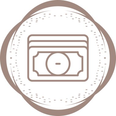 Modern simgenin vektör illüstrasyonu