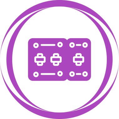 Oyun kolu. Web simgesi basit illüstrasyon