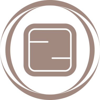 Modern b 'nin vektör illüstrasyonu eksik simgesi