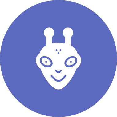 Mavi maskeli ve beyaz arka planlı bir adamın vektör çizimi