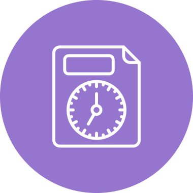 Alarm saat vektör simgesi