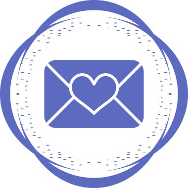 e- posta zarfı simgesi, vektör illüstrasyonu