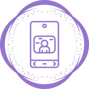 mobil simge vektör illüstrasyonu