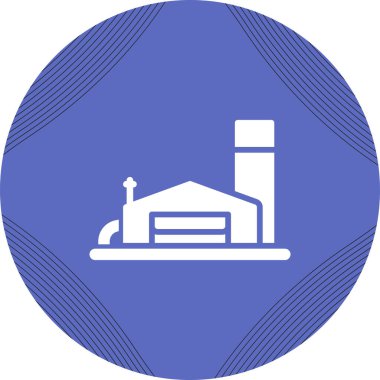 Modern yapı simgesinin vektör illüstrasyonu