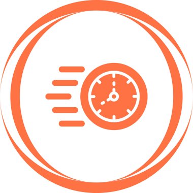 Kronometre Web simgesi basit illüstrasyon