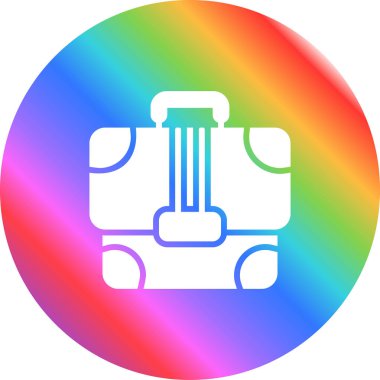 vektör illüstrasyonu, gökkuşağı simgesi