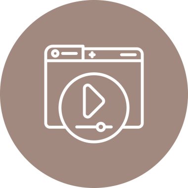 Modern kamera simgesinin vektör illüstrasyonu