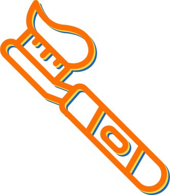 Modern b 'nin vektör illüstrasyonu eksik simgesi