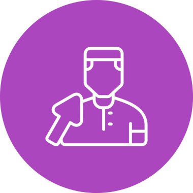 İnsan simgesinin vektör illüstrasyonu