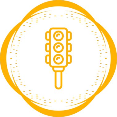 Tek bir simgenin vektör illüstrasyonu