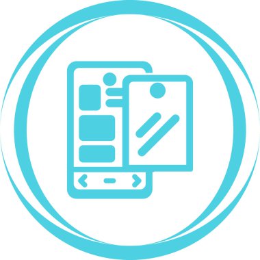 Modern eğitim ikonunun vektör illüstrasyonu