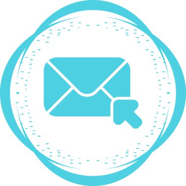 E- posta simgesi vektör illüstrasyonu