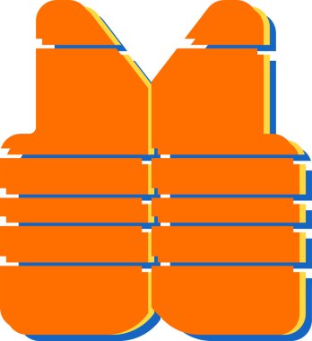 turuncu ve mavi vektör resimleme arkaplanı