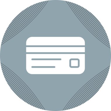 Kart. Web simgesi basit illüstrasyon