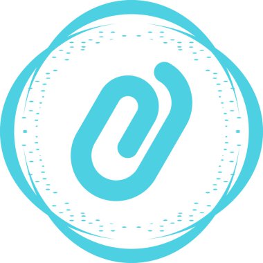 Bir harfin vektör illüstrasyonu