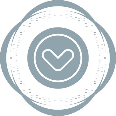 Bir aşk ikonunun vektör çizimi