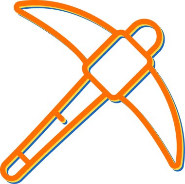 Bir makas çiftinin vektör çizimi