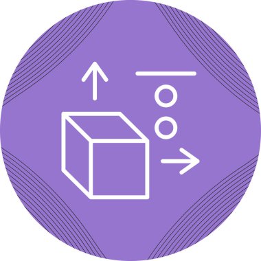 kutu simgesi vektör illüstrasyonu