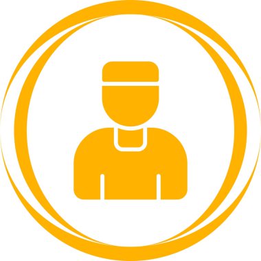 Doktor yuvarlak vektör simgesi