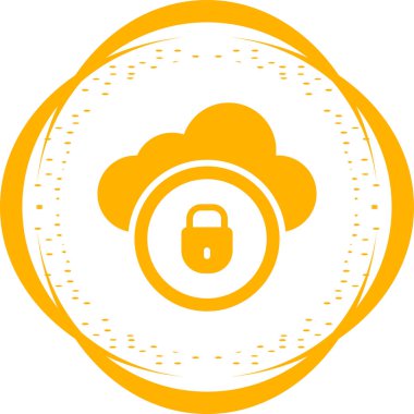 Moda tarzı izole edilmiş arkaplanda bulut depolama simgesi